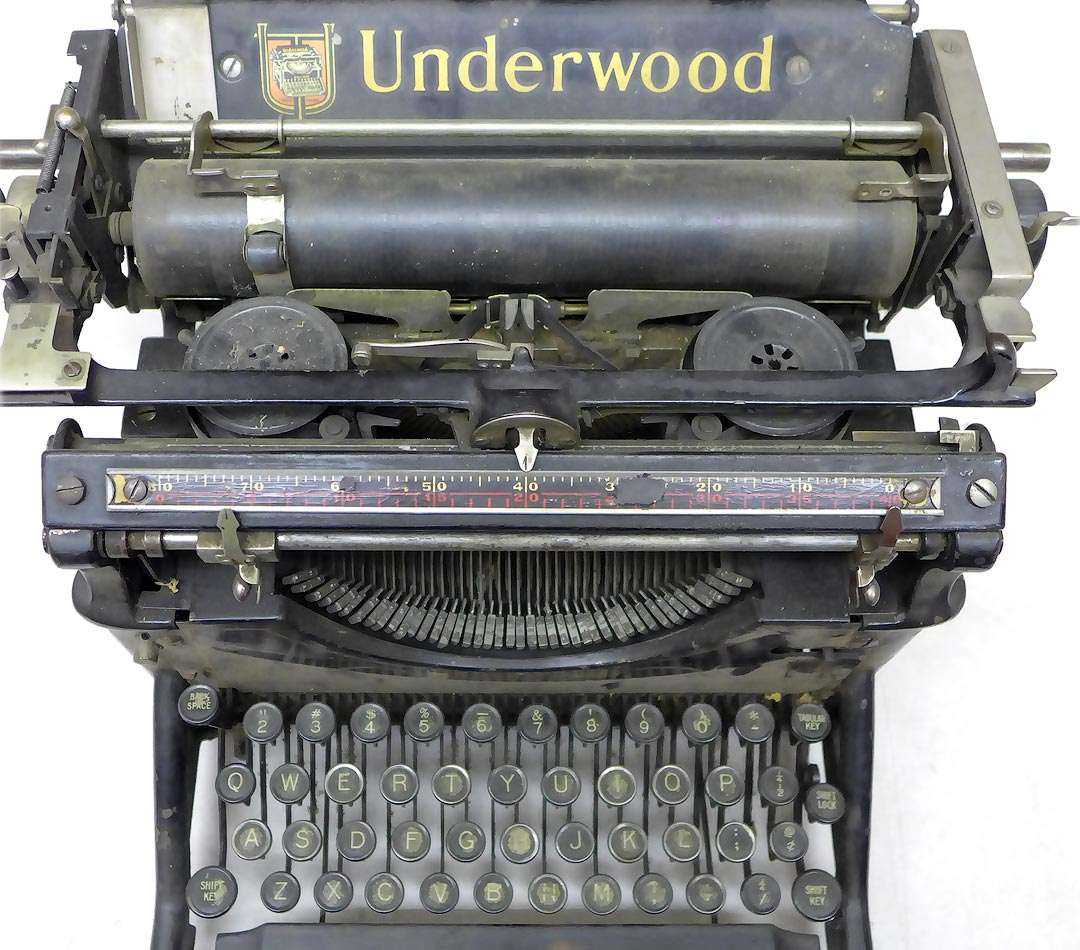 Underwood Model 5 – Before cleaning begins
