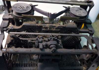 Underwood Model 5, before restoration